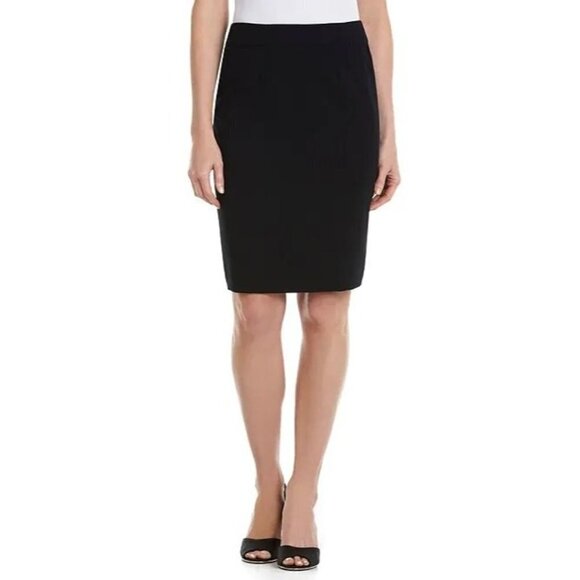 Calvin Klein Petite Size Pencil Skirt - Black, Size 8P NWT - Picture 1 of 11